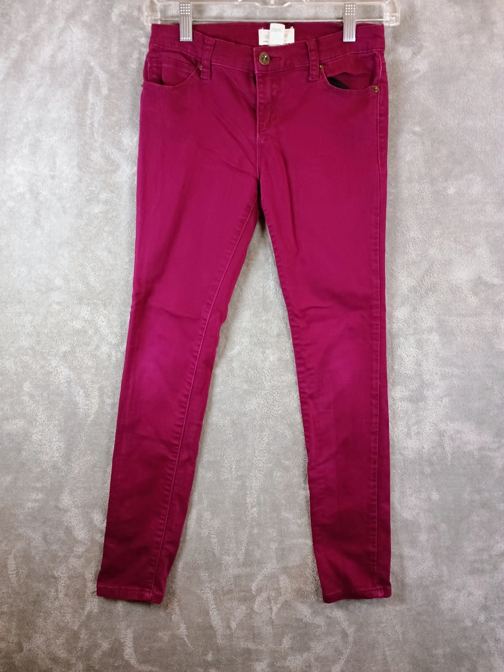 Forever 21 Deep Magenta Skinny Jeans